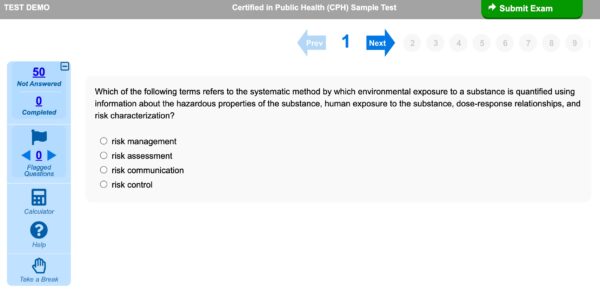 CPH Practice Exam #3